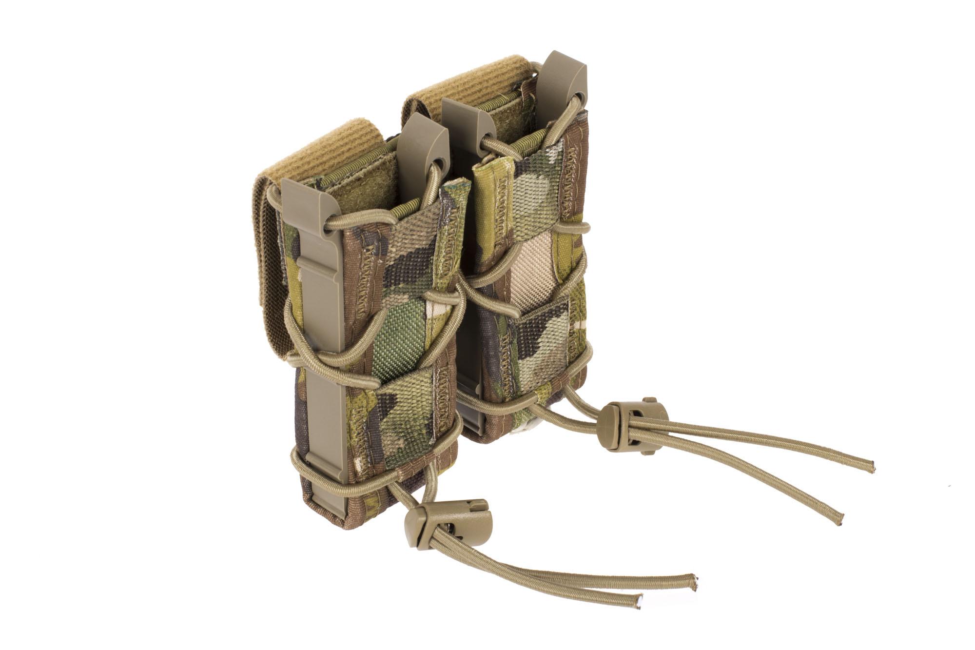 High Speed Gear Double Pistol TACO Magazine Pouch Belt Mount MultiCam